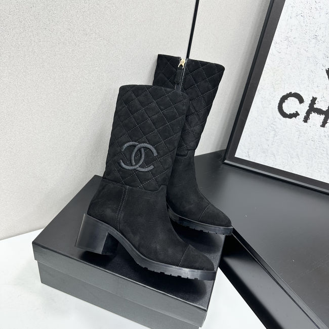 Chanel Mid-Calf Boots Suede 95409-2