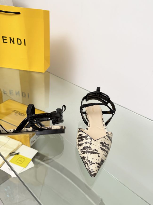 Fendi WOMENS SANDAL slingback Colibri Lite 8J8559-2