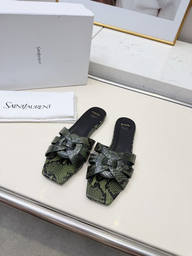 Saint Laurent tribute SANDALS in smooth leather 875936-9