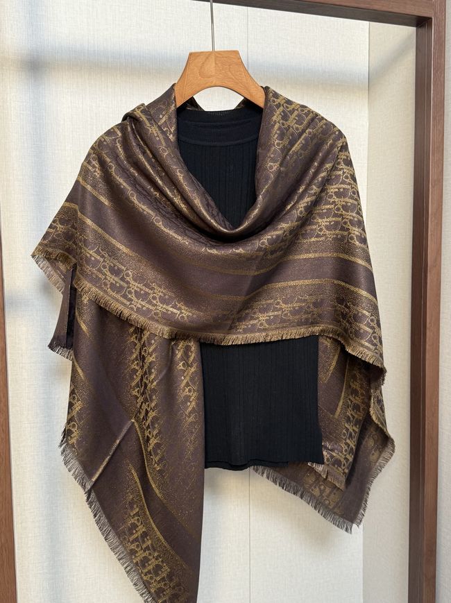 Dior Oblique Shawl Wool and Silk Jacquard I1058-11