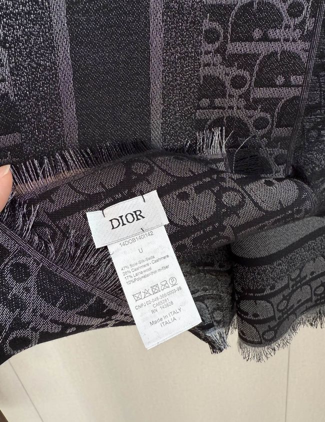 Dior Oblique Shawl Wool and Silk Jacquard I1058-12