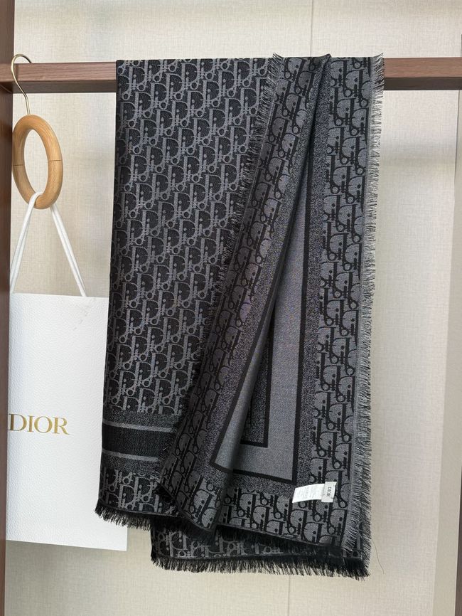 Dior Oblique Shawl Wool and Silk Jacquard I1058-12
