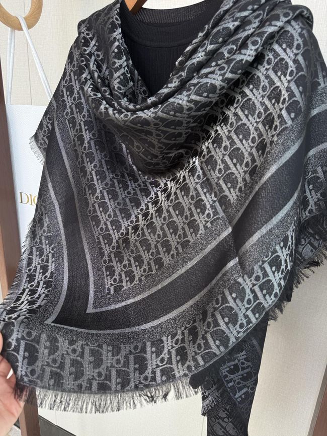 Dior Oblique Shawl Wool and Silk Jacquard I1058-12