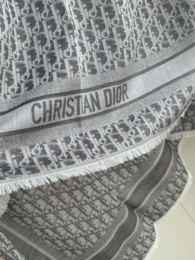 Dior Oblique Shawl Wool and Silk Jacquard I1058-3