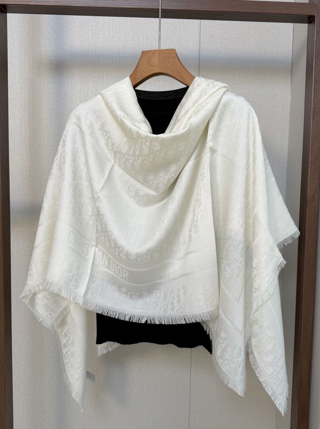 Dior Oblique Shawl Wool and Silk Jacquard I1058-6 Dior Oblique Shawl Wool and Silk Jacquard I1058-6