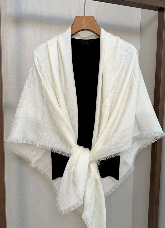 Dior Oblique Shawl Wool and Silk Jacquard I1058-6 Dior Oblique Shawl Wool and Silk Jacquard I1058-6