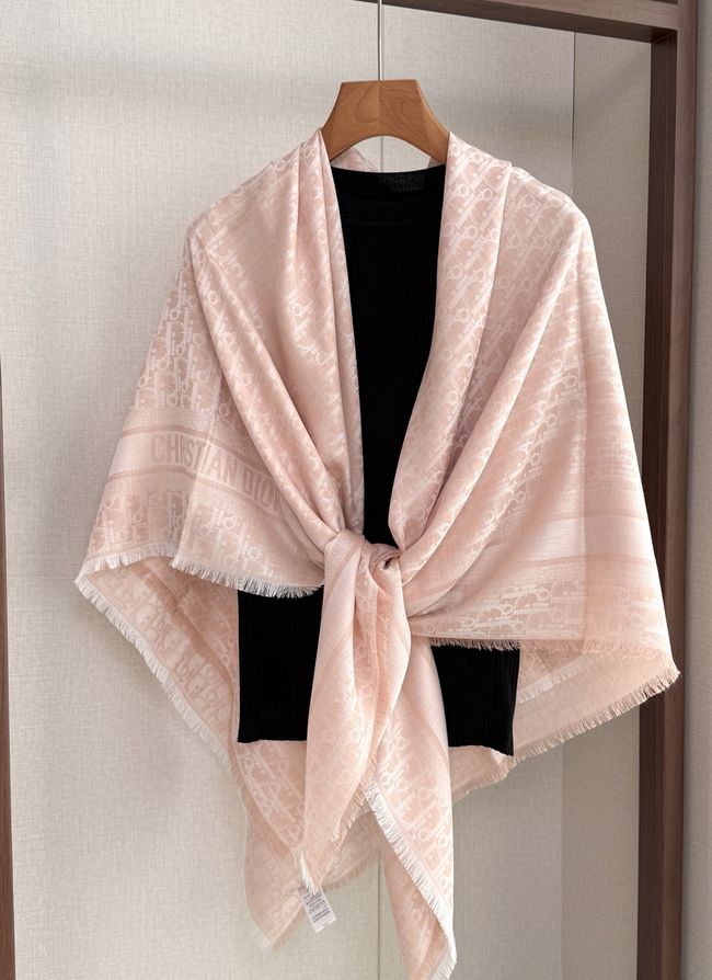 Dior Oblique Shawl Wool and Silk Jacquard I1058-9 Dior Oblique Shawl Wool and Silk Jacquard I1058-9