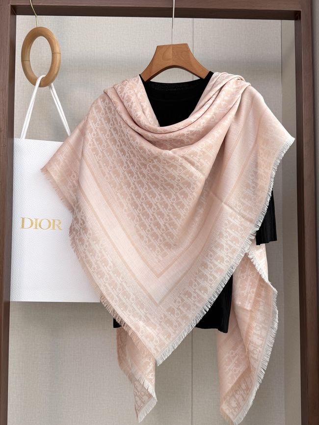 Dior Oblique Shawl Wool and Silk Jacquard I1058-9 Dior Oblique Shawl Wool and Silk Jacquard I1058-9