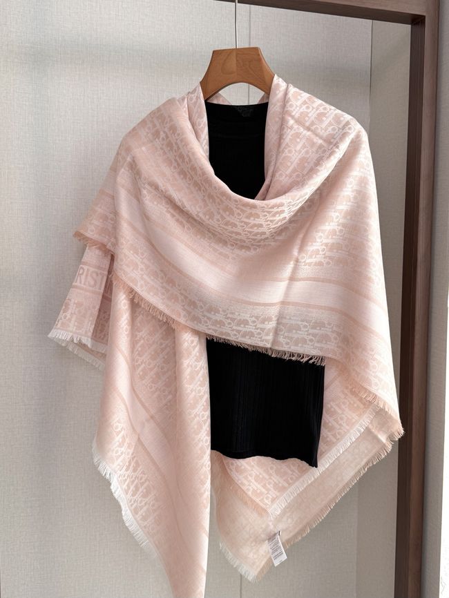 Dior Oblique Shawl Wool and Silk Jacquard I1058-9 Dior Oblique Shawl Wool and Silk Jacquard I1058-9