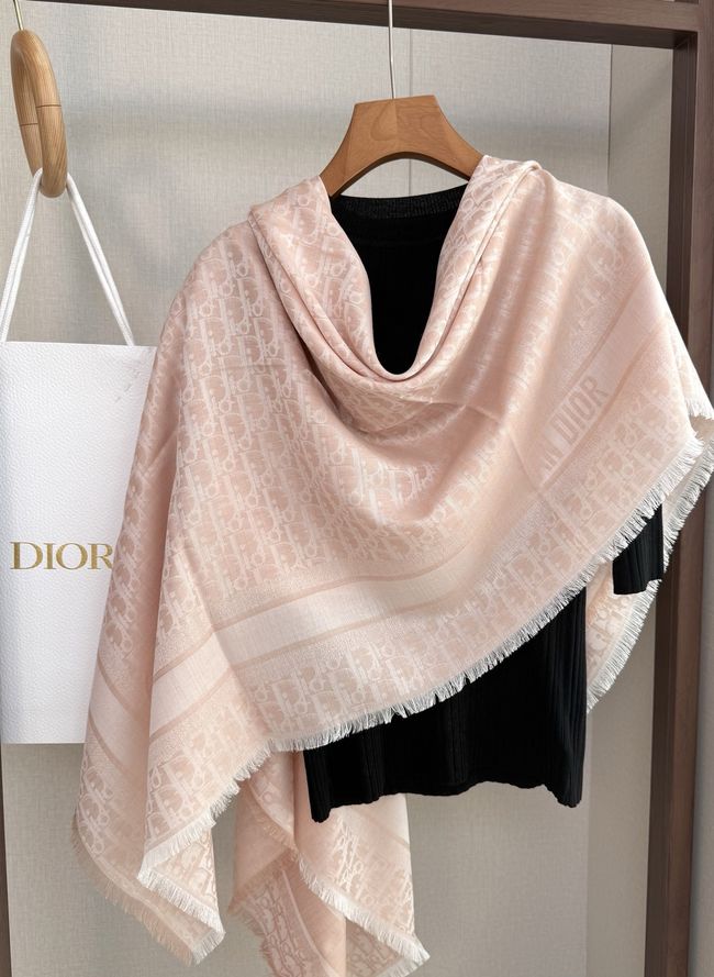 Dior Oblique Shawl Wool and Silk Jacquard I1058-9 Dior Oblique Shawl Wool and Silk Jacquard I1058-9