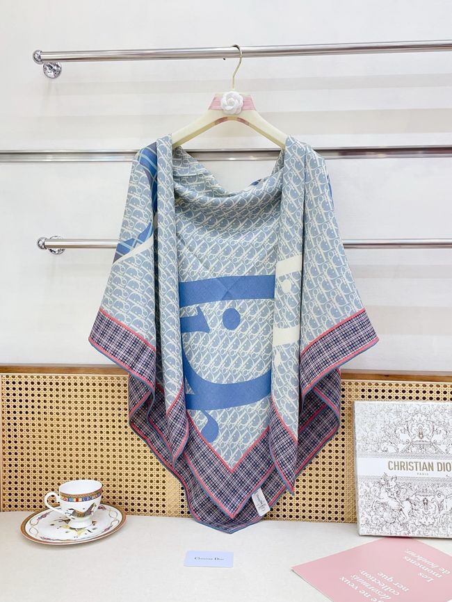 Dior Oblique Shawl Wool and Silk Jacquard I1060-2