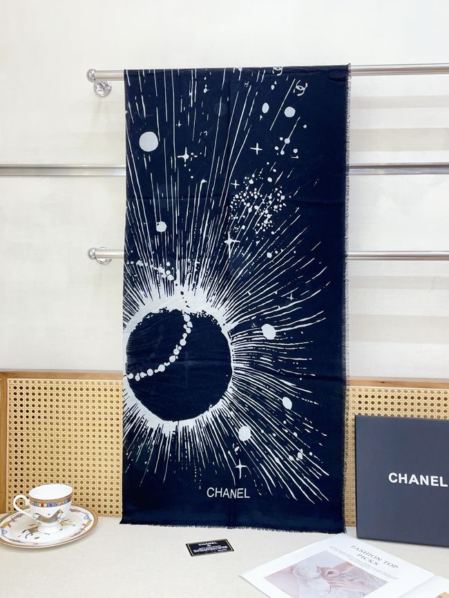 Chanel cashmere scarf AAC489-1