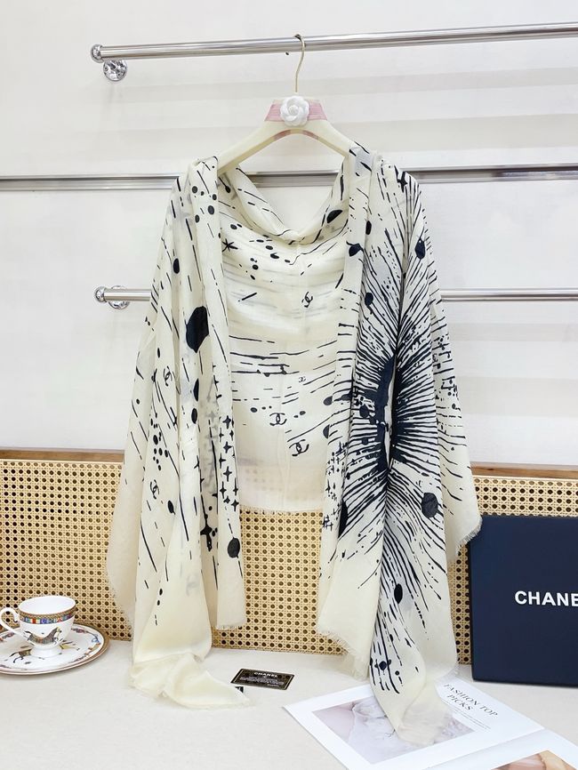 Chanel cashmere scarf AAC489-2