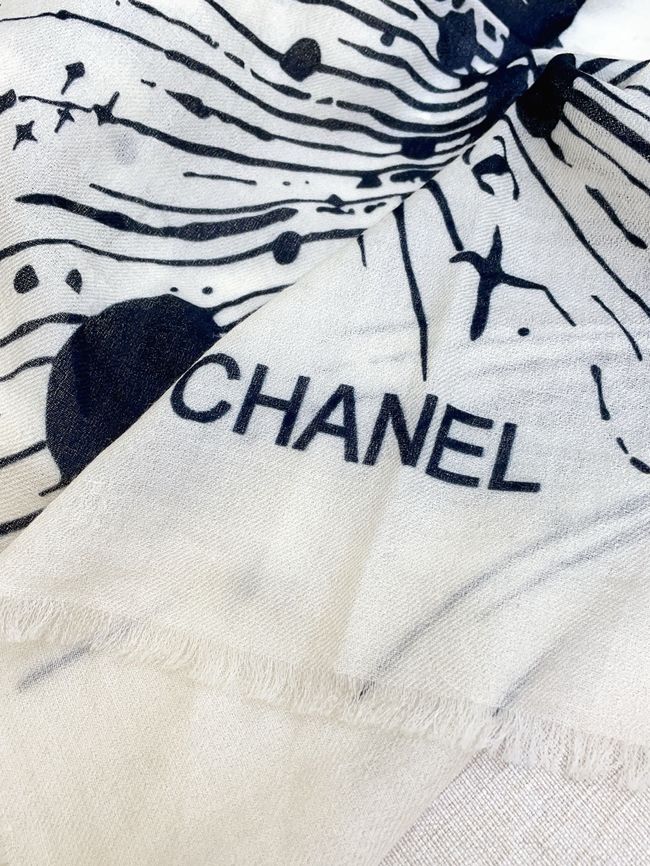Chanel cashmere scarf AAC489-2