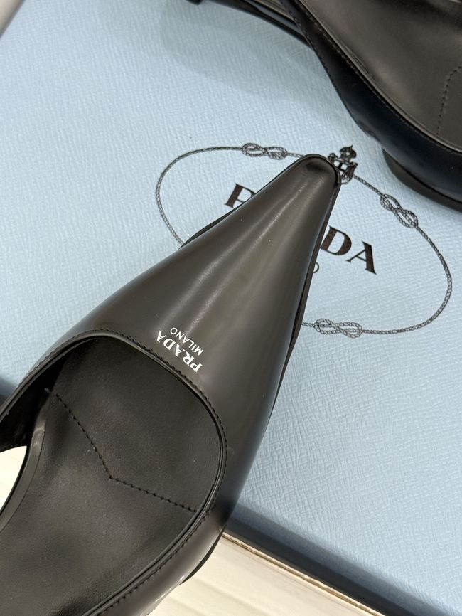 Prada Brushed leather slingback pumps 1I659O-1