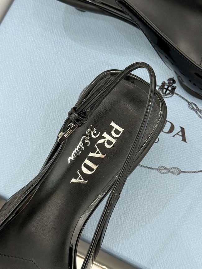 Prada Brushed leather slingback pumps 1I659O-6