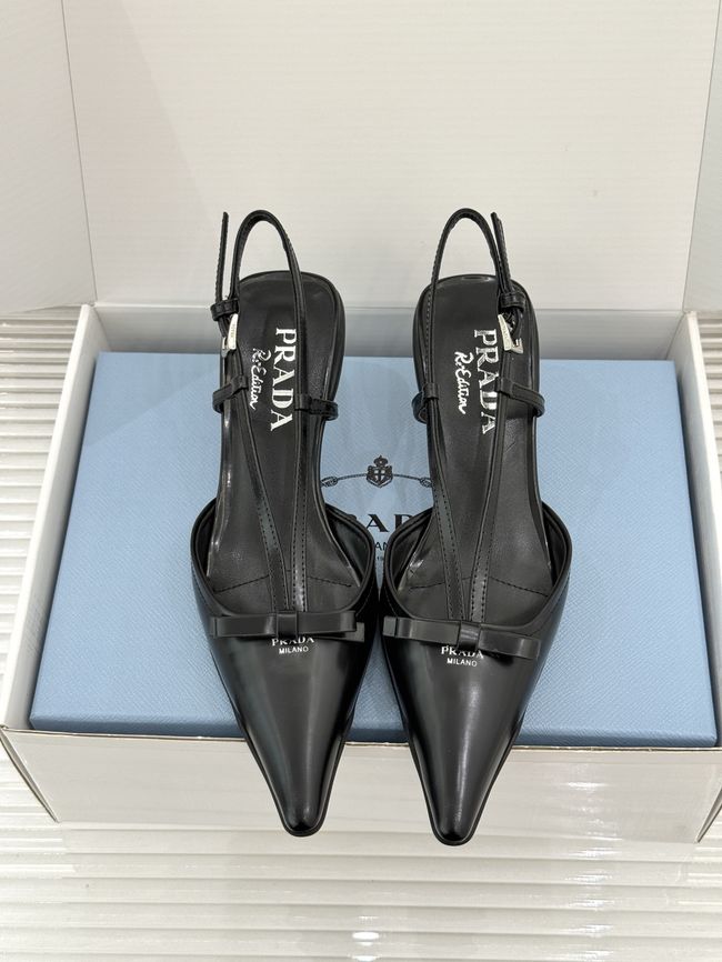 Prada Brushed leather slingback pumps 1I701O-8