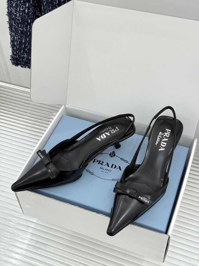 Prada Brushed leather slingback pumps 1I702O-3
