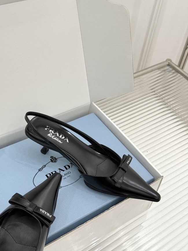 Prada Brushed leather slingback pumps 1I702O-3