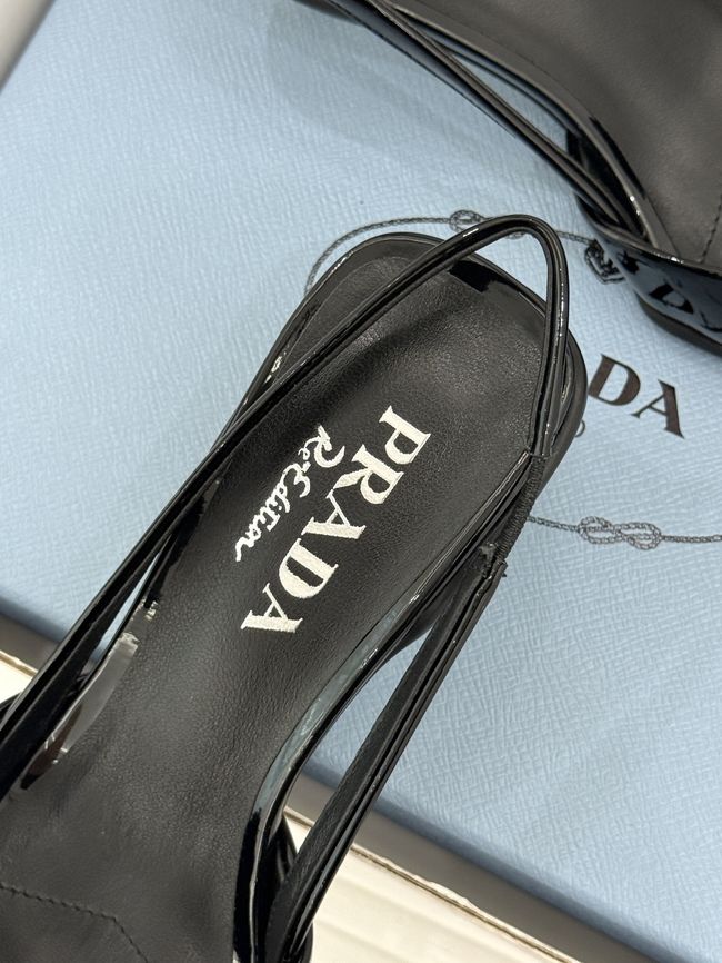 Prada Brushed leather slingback pumps 1I702O-8