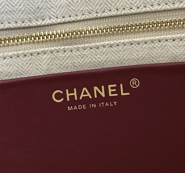 Chanel Shopping Bag Grained Calfskin AS6483 gray