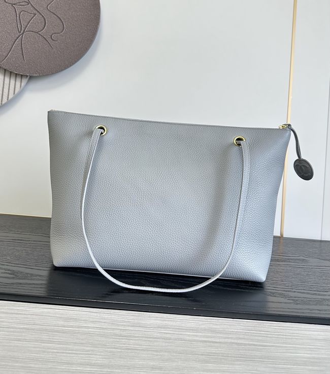 Chanel Shopping Bag Grained Calfskin AS6483 gray