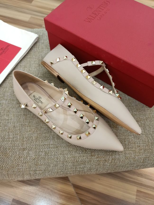 Valentino ROCKSTUD patent leather studded ballet flats WS0403V-3