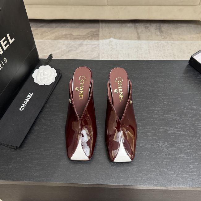 Chanel Mules Patent Calfskin G47606-4