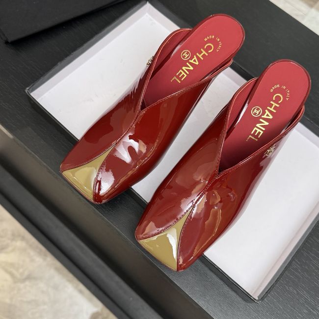 Chanel Mules Patent Calfskin G47606-5