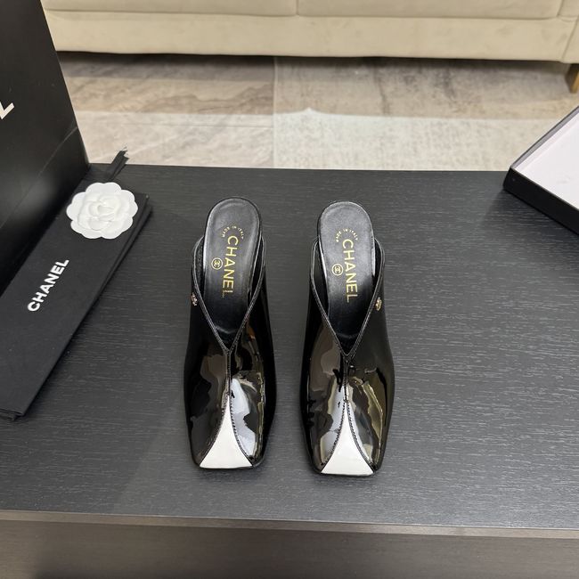 Chanel Mules Patent Calfskin G47606-6