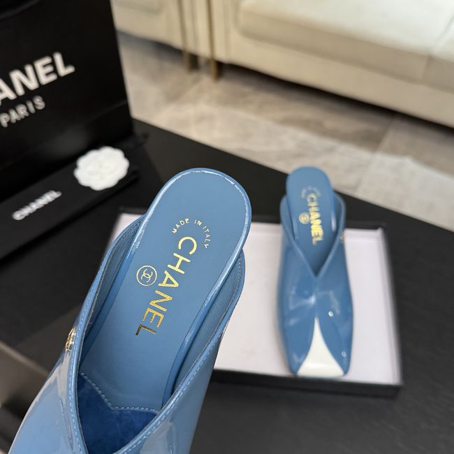 Chanel Mules Patent Calfskin G47606-8