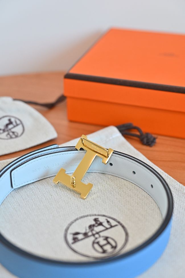 Hermes Constance buckle & double-sided leather belt 24mm H07457-10