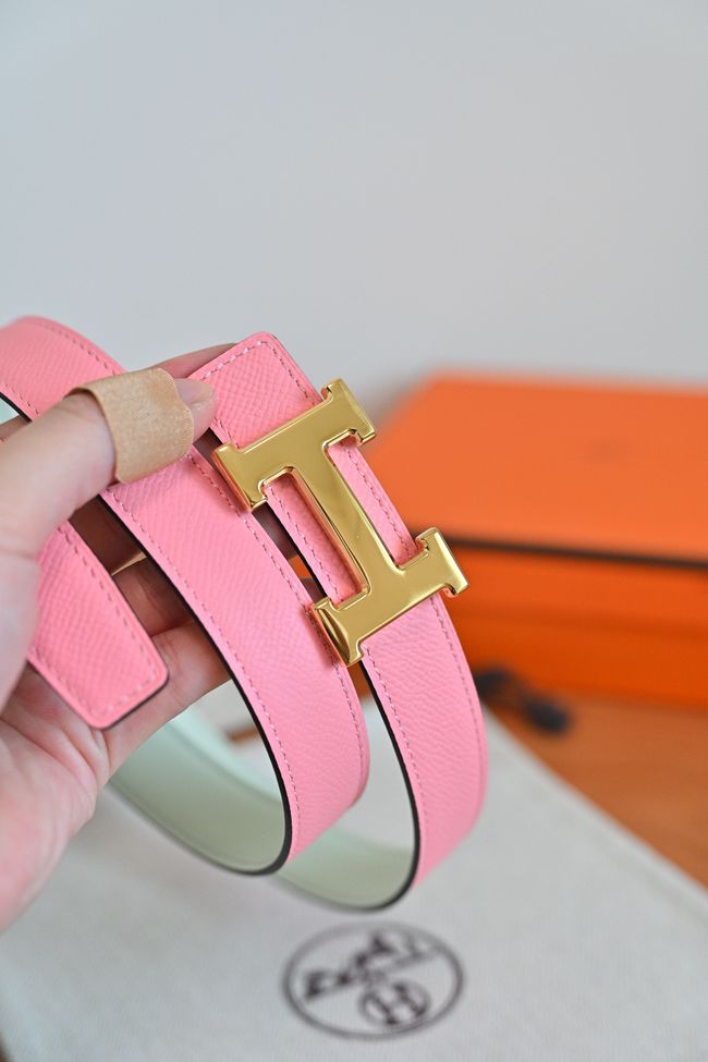 Hermes Constance buckle & double-sided leather belt 24mm H07457-2 Hermes Constance buckle & double-sided leather belt 24mm H07457-2