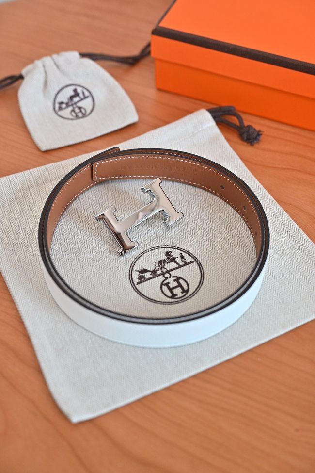 Hermes Constance buckle & double-sided leather belt 24mm H07457-6 Hermes Constance buckle & double-sided leather belt 24mm H07457-6