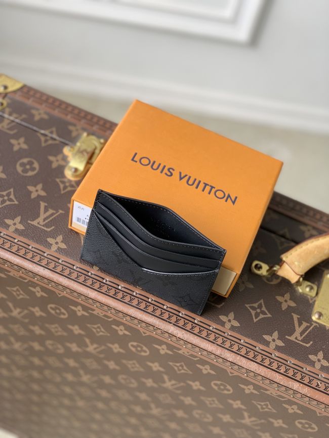 Louis Vuitton Porte-cartes triple M2A674 black