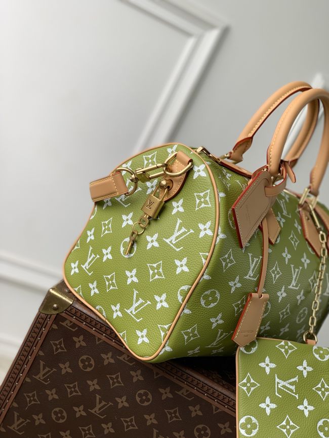 Louis Vuitton Speedy P9 Bandouliere M2A408 white&green