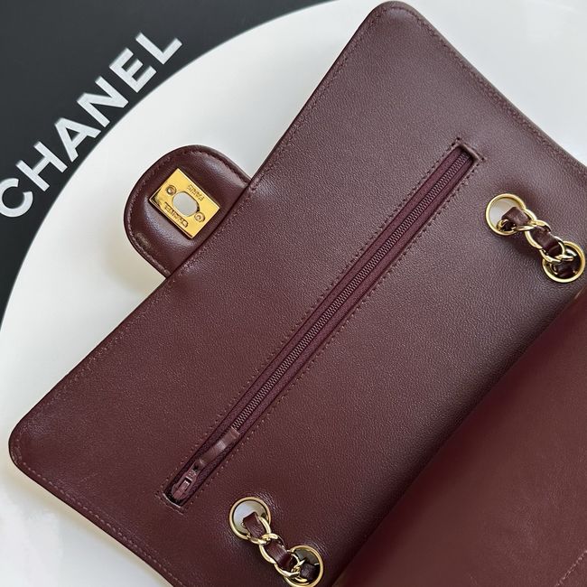 Chanel Small Flap Bag Crocodile Embossed Calfskin 1112 Dark Burgundy Chanel Small Flap Bag Crocodile Embossed Calfskin 1112 Dark Burgundy