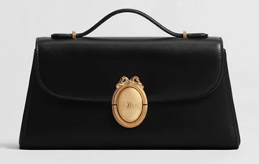 Dior Medaillon Pouch Smooth Calfskin M3671 black Dior Medaillon Pouch Smooth Calfskin M3671 black