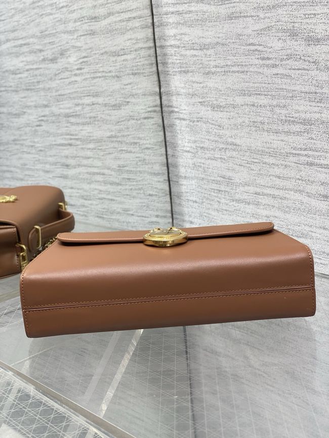 Dior Medaillon Pouch Smooth Calfskin M3671 tan