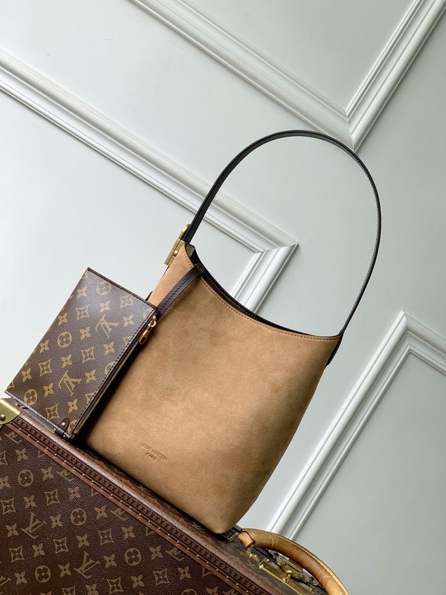 Louis Vuitton New Low Key Hobo PM M29417 Hazelnut