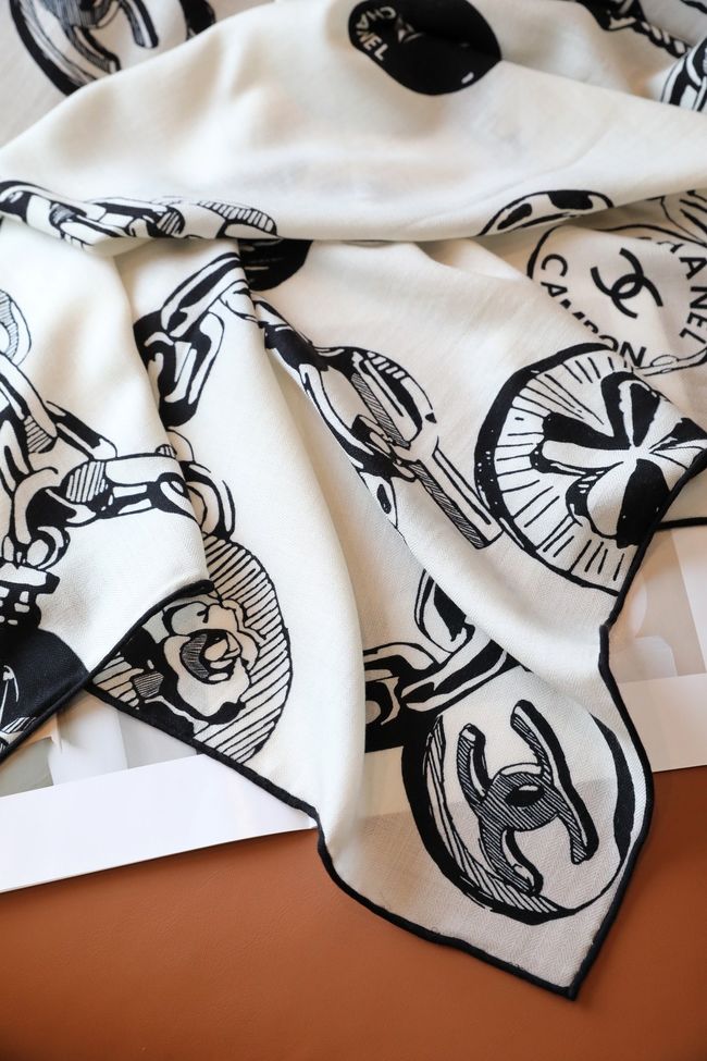 Chanel Wool and Silk Shawl AAC492-4 Chanel Wool and Silk Shawl AAC492-4