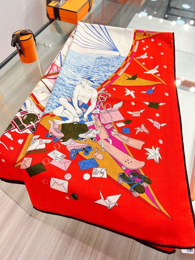 Hermes cashmere Shawl H36123-1