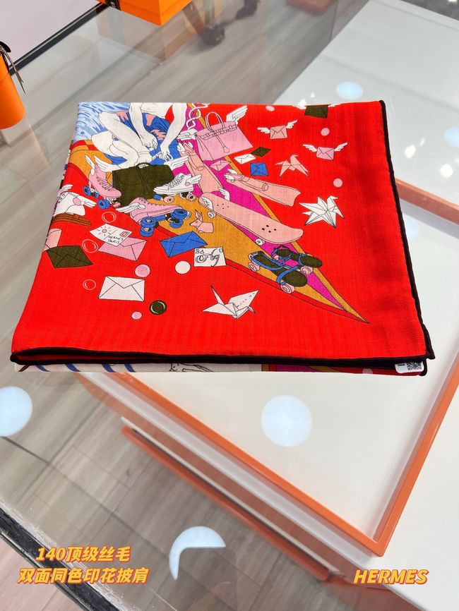 Hermes cashmere Shawl H36123-1
