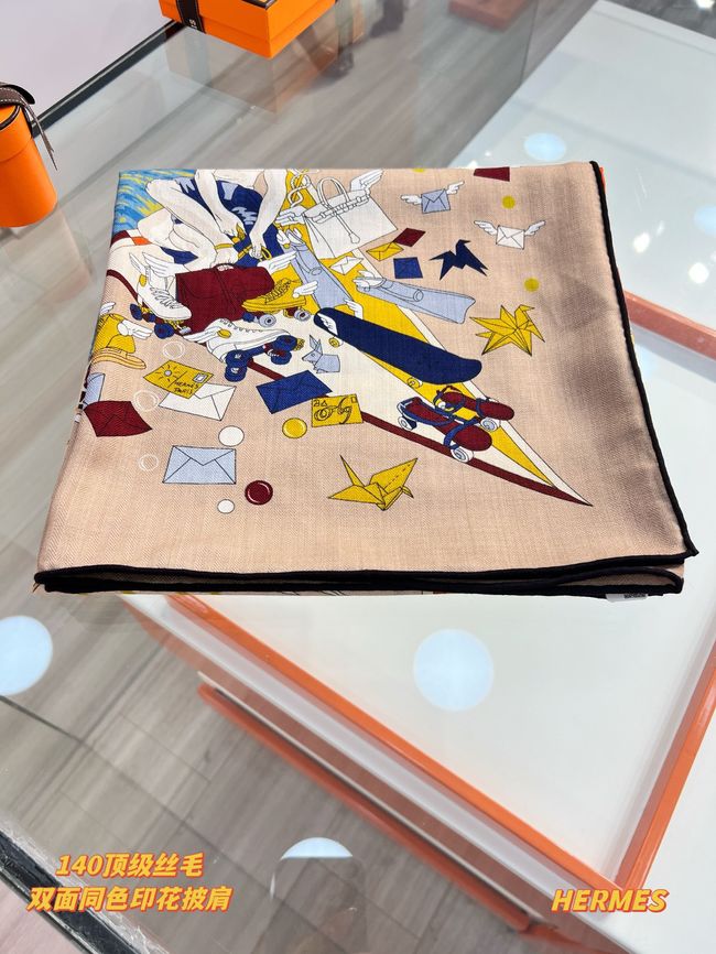 Hermes cashmere Shawl H36123-2 Hermes cashmere Shawl H36123-2