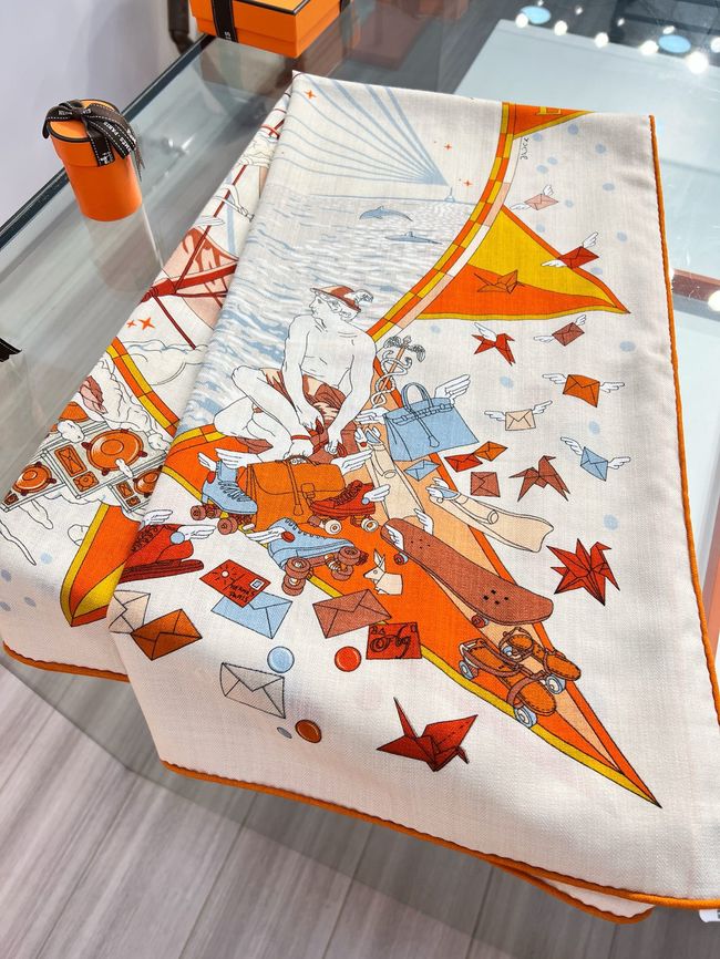 Hermes cashmere Shawl H36123-6