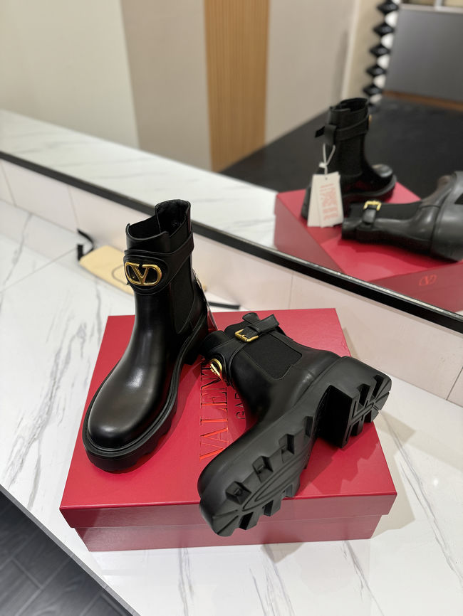 Valentino LOGO cowhide ankle boots S0MT5-2