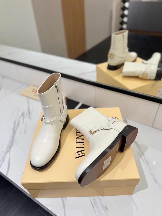 Valentino LOGO cowhide ankle boots S0QN8-3