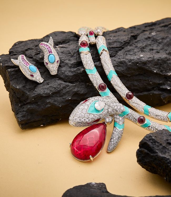 BVLGARI necklace&Earring EE10034