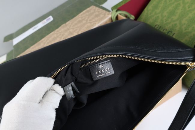 Gucci Starlet large shoulder bag soft leather A00CI2 black