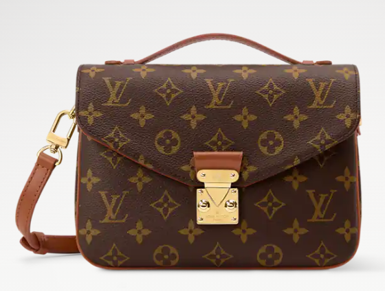 Louis Vuitton New Pochette Metis PM M3A801 Cognac Brown